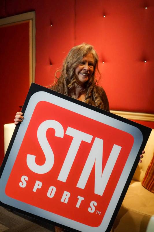 Amber Hanover, 57, of Las Vegas, won the Station Casinos NFL Last Man Standing Contest for $65, ...