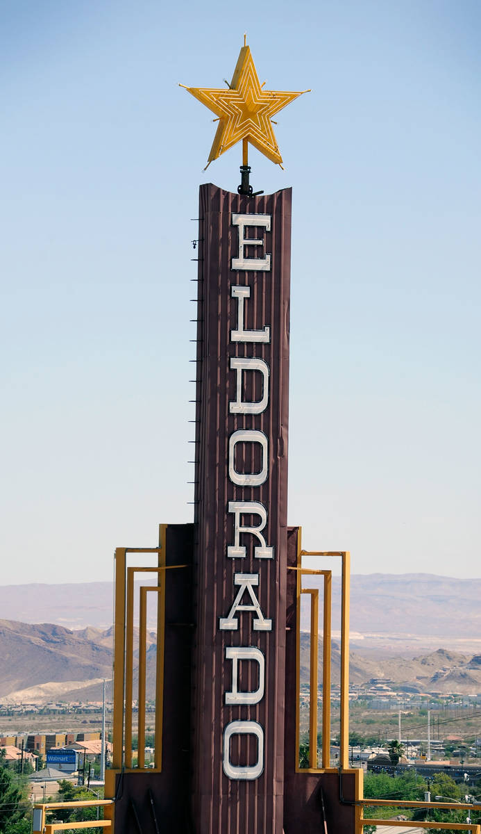 The Eldorado Casino sign at 140 S. Water St., Henderson is seen on Friday, June 29, 2012. The B ...