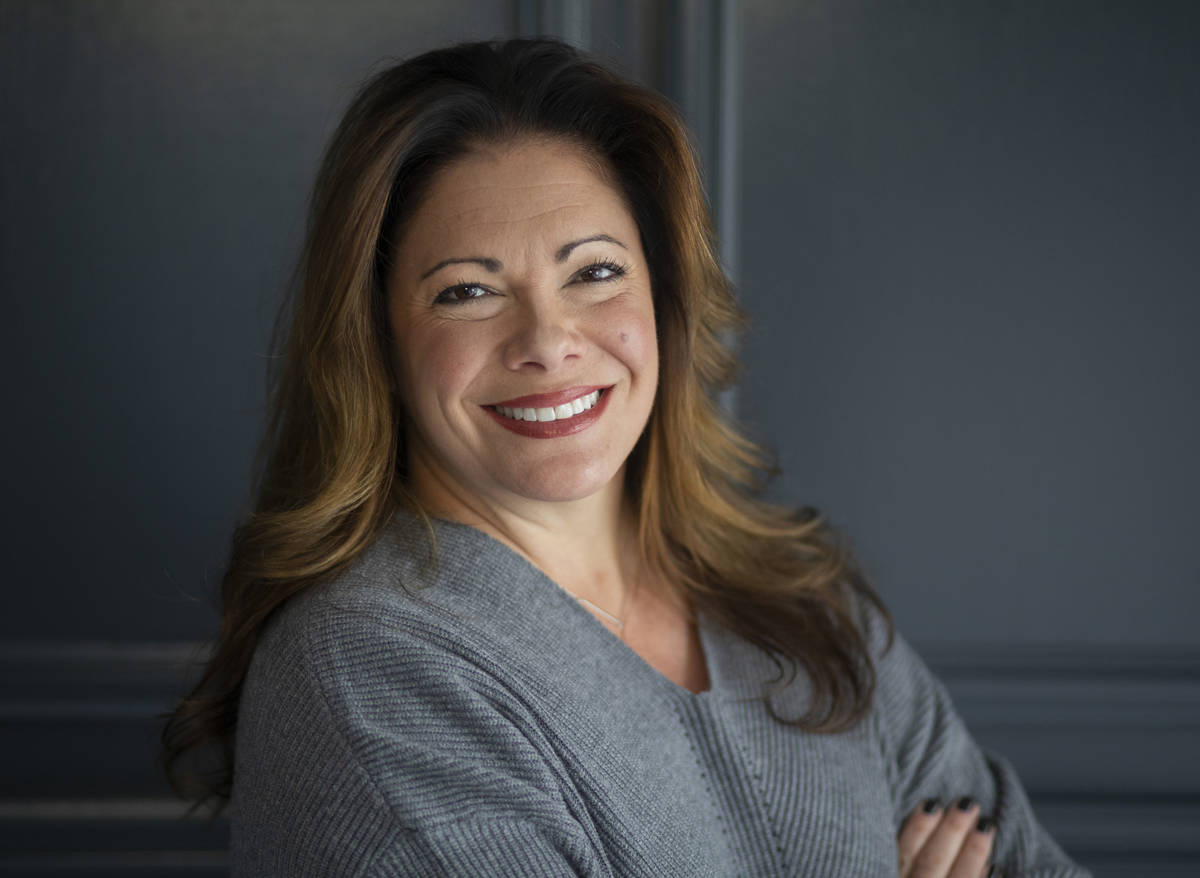 Gina Bongiovi, manager partner at Bongiovi Law Firm, is photographed in her home in Las Vegas o ...