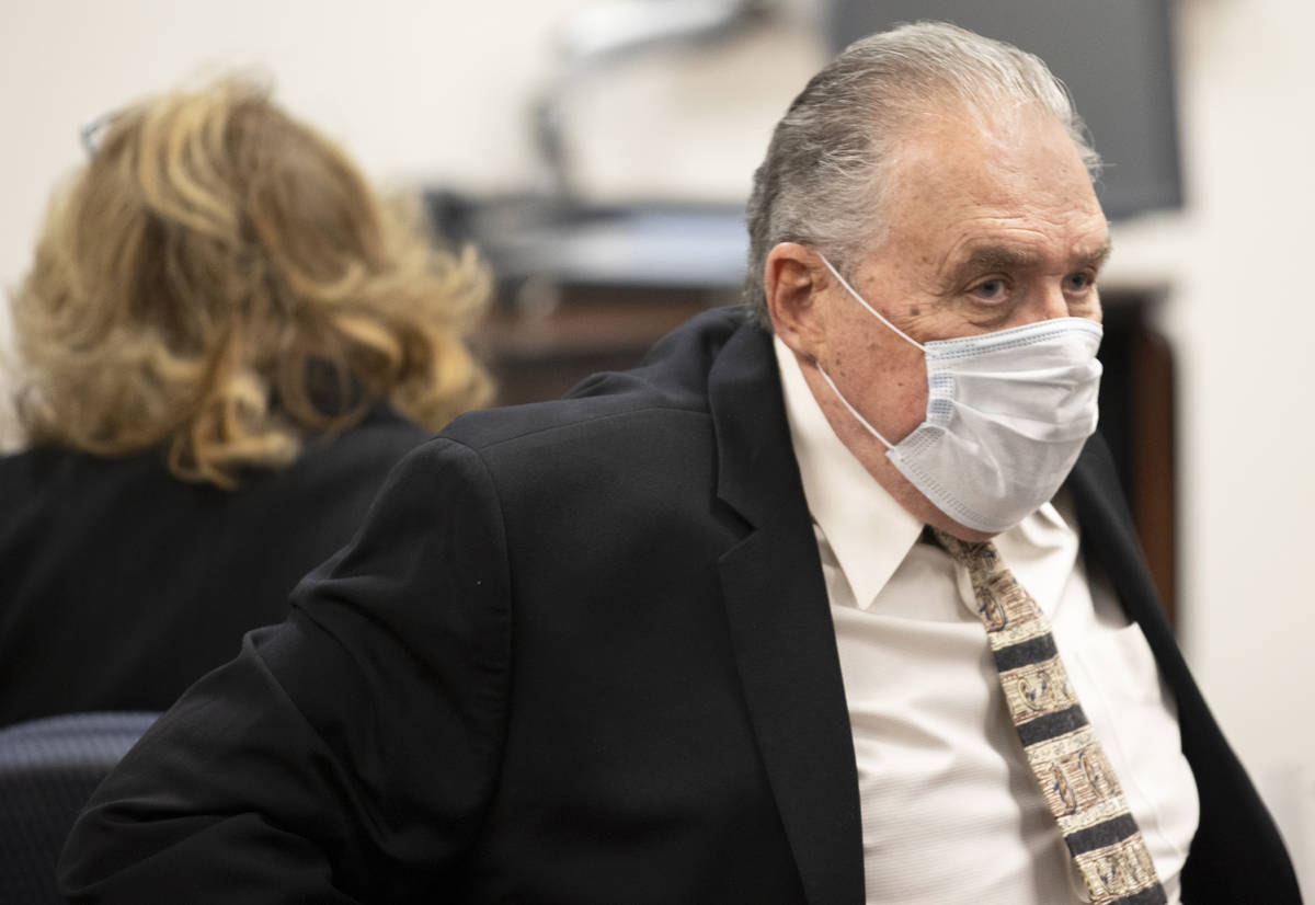 Marcel Chappuis exits the Beatty Justice Court after he and his wife PatriciaÕs pre trial ...