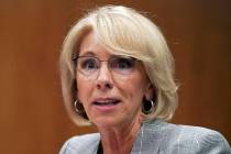 Education Secretary Betsy DeVos, seen in 2018. (AP Photo/Carolyn Kaster)