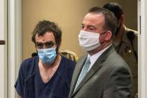 Christopher McDonnell, left, one of three people charged in a shooting spree in Henderson and A ...
