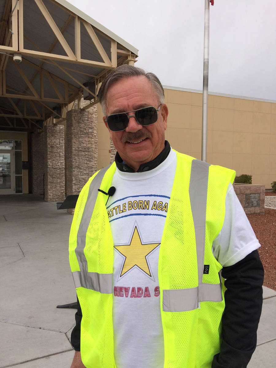 In this Jan. 21, 2019, file photo, New Nevada State Movement chairman Robert Thomas III poses b ...