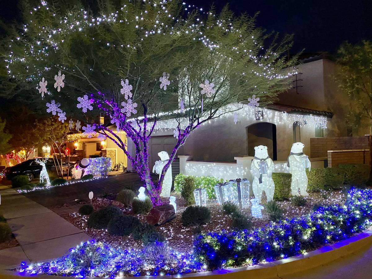 Cadence On Fortissimo Street, a family of polar bears lines the front yard of this year’s to ...