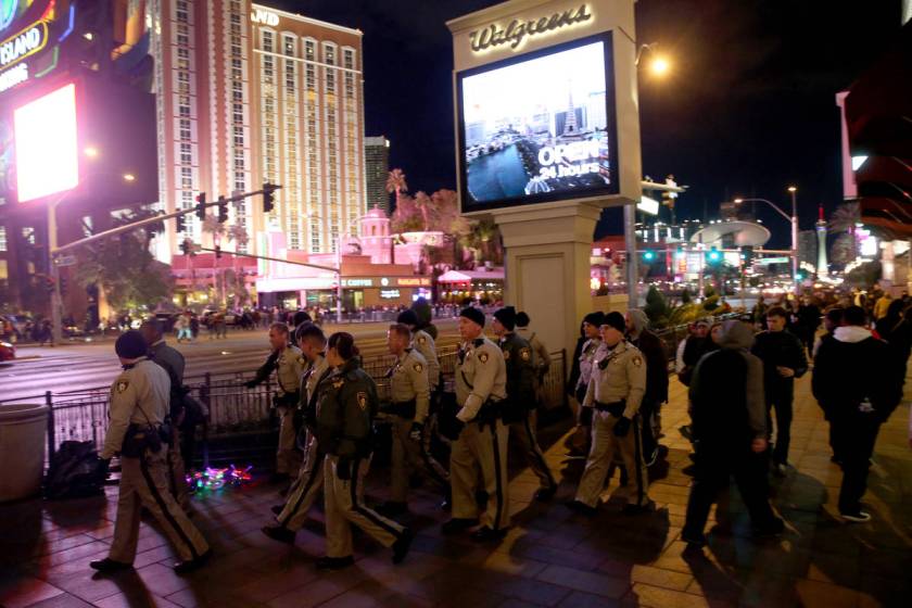 Las Vegas police to slim down New Year’s Eve presence | Las Vegas Review-Journal