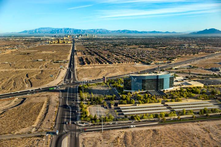 The M Resort, at St. Rose Parkway and Las Vegas Boulevard, is seen Wednesday, Oct. 16, 2019. (L ...