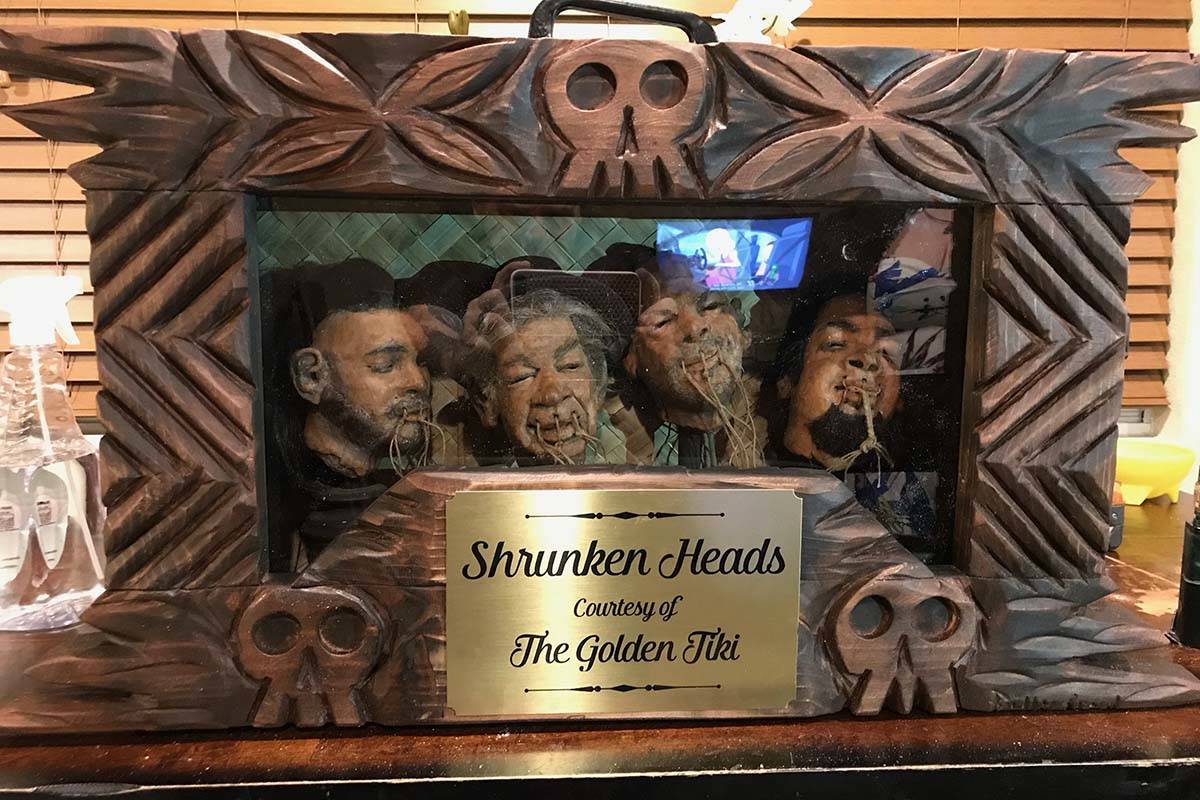 A case created by Vegas wood-carving artist "Billy The Crud" is shown with the "Pawn Stars" shr ...