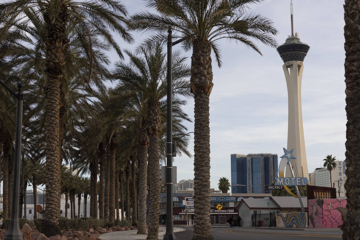 The Las Vegas high temperature is expected to be about 63 on Sunday, Dec. 20, 2020, according t ...