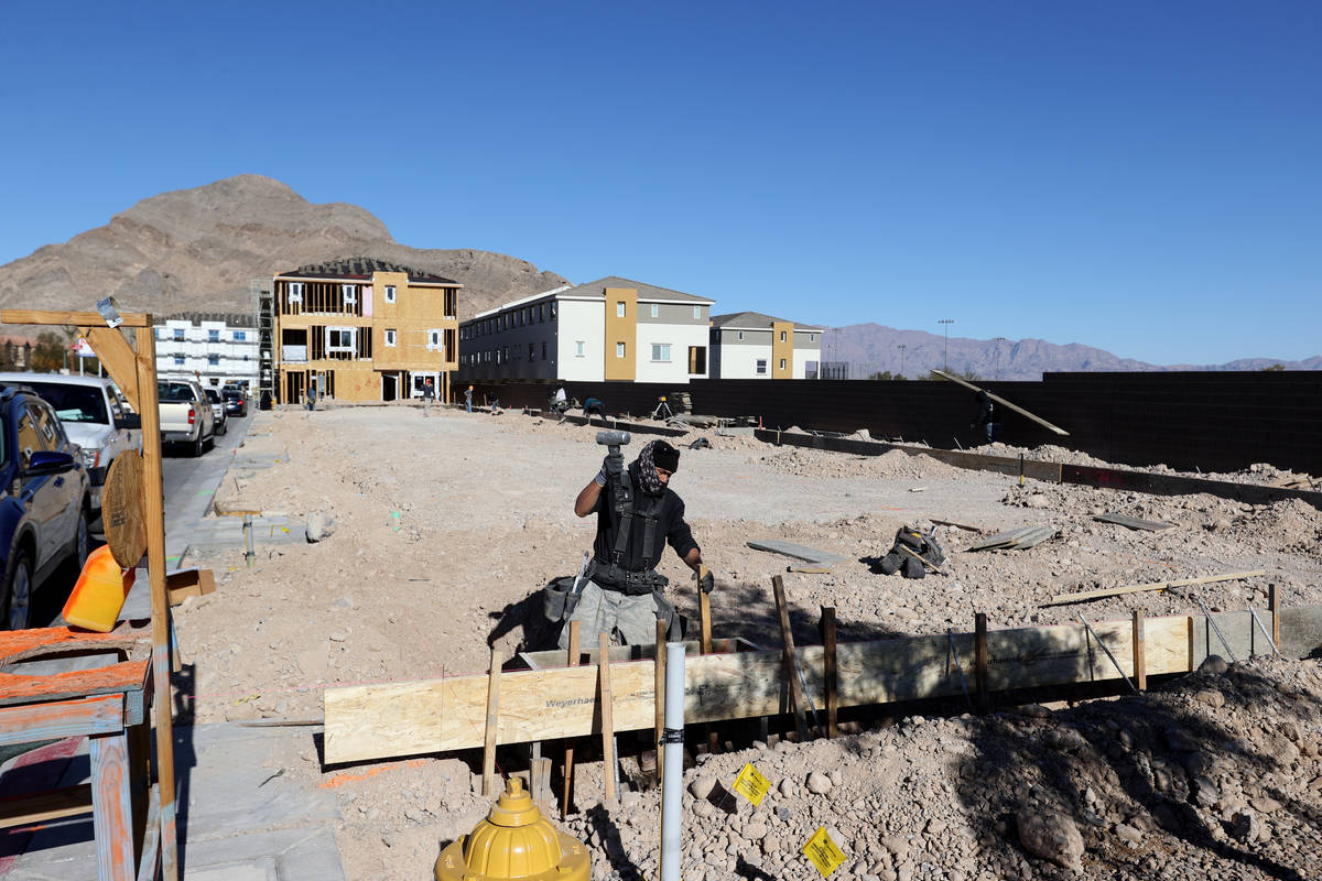 Panorama housing development by Touchstone Living under construction on North Hualapai Way near ...