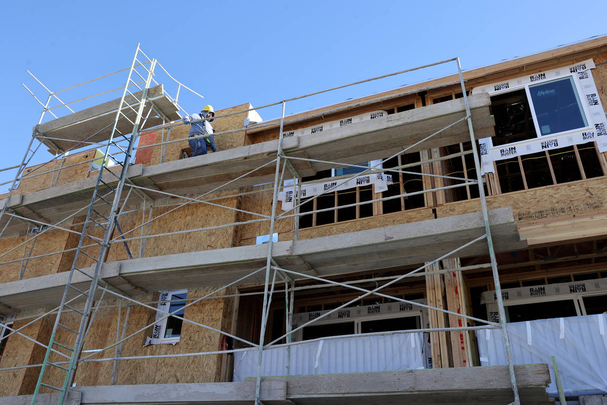 Panorama housing development by Touchstone Living under construction on North Hualapai Way near ...