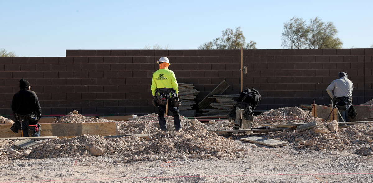 Panorama housing development by Touchstone Living under construction on North Hualapai Way near ...