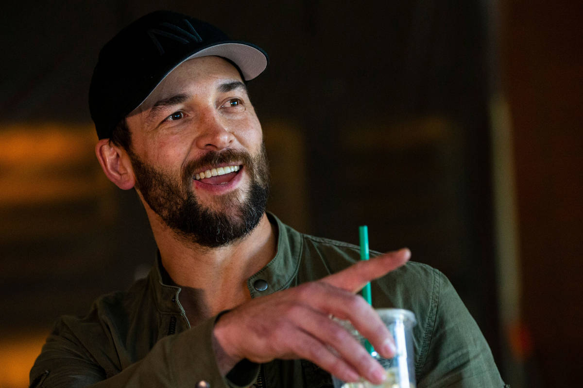Golden Knights defenseman Deryk Engelland, shown Friday, Jan. 10, 2020. (Chase Stevens/Las Vega ...