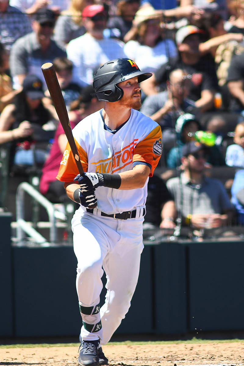 Former Aviators outfielder Skye Bolt is using money generated through a social media video appl ...