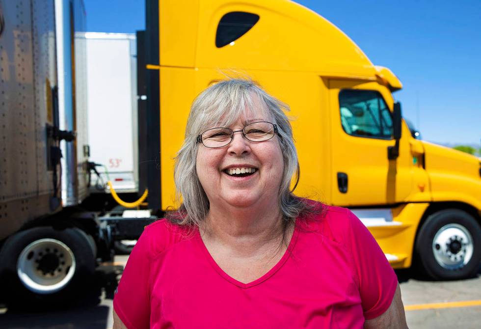 Retired truck driver Barbara Grantham used her stimulus check to pay for care packages she pass ...