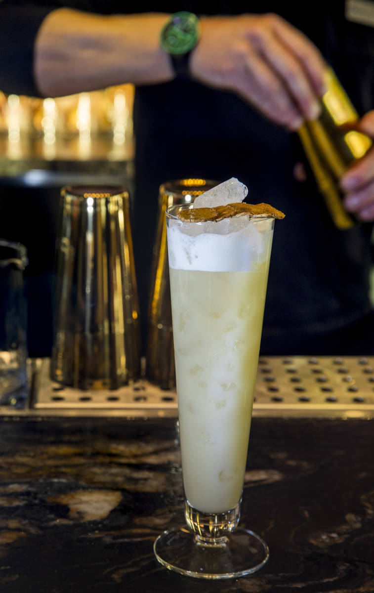 The All Shook Up drink can be ordered from the bar within the Legacy Club at Circa on Tuesday, ...