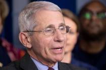 Dr. Anthony Fauci, director of the National Institute of Allergy and Infectious Diseases. (AP P ...
