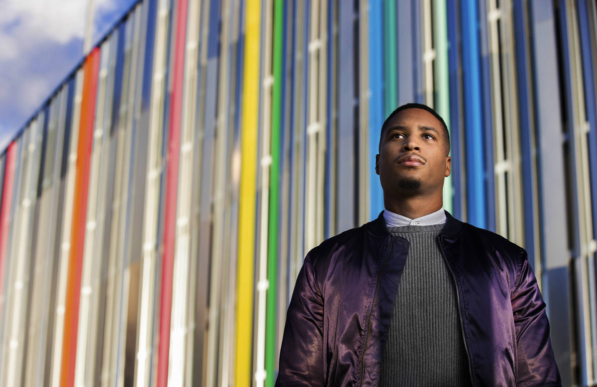 Las Vegan Anthony Fields, vice president of basketball operations for Vanguard Sports Group, is ...