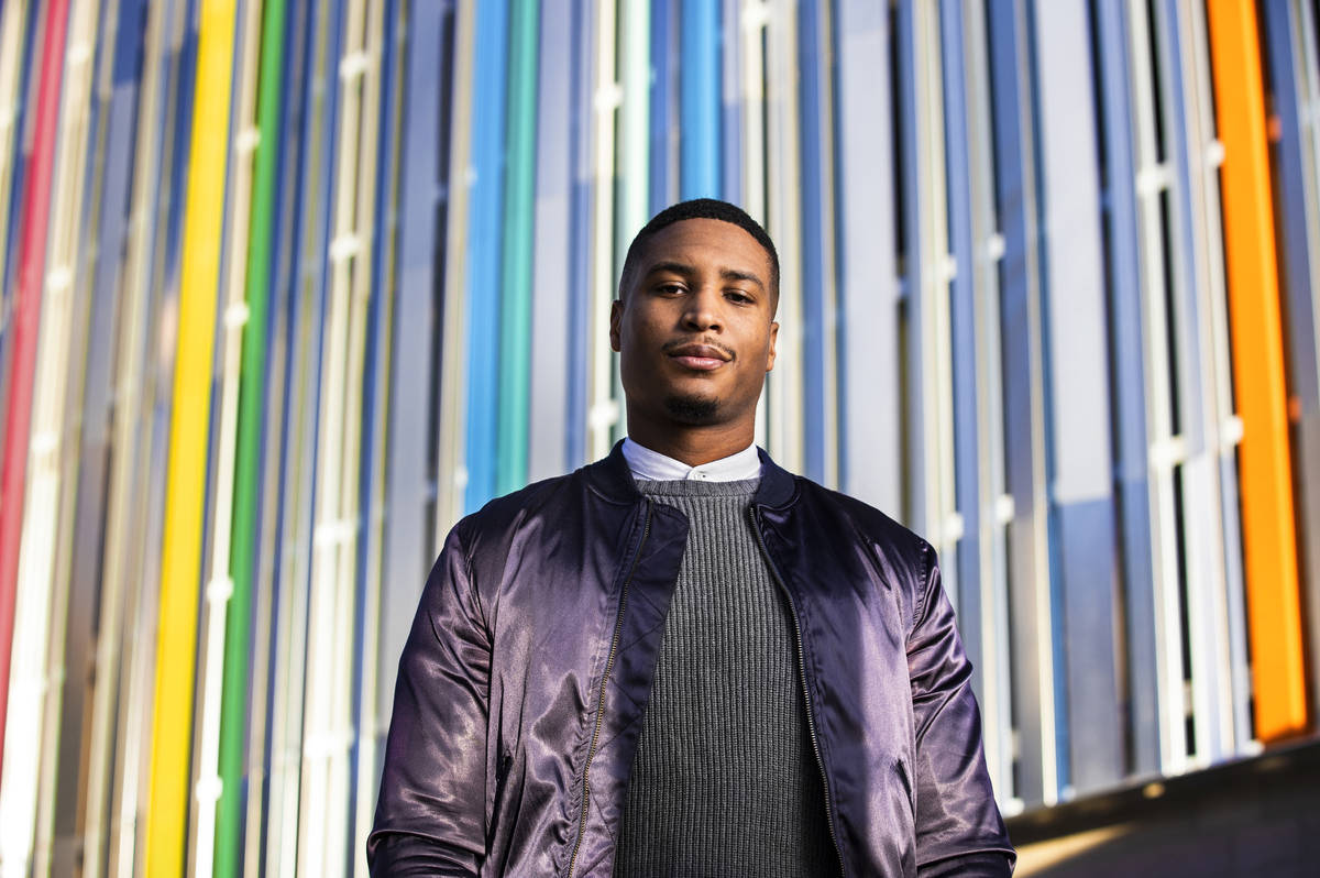 Las Vegan Anthony Fields, vice president of basketball operations for Vanguard Sports Group, is ...