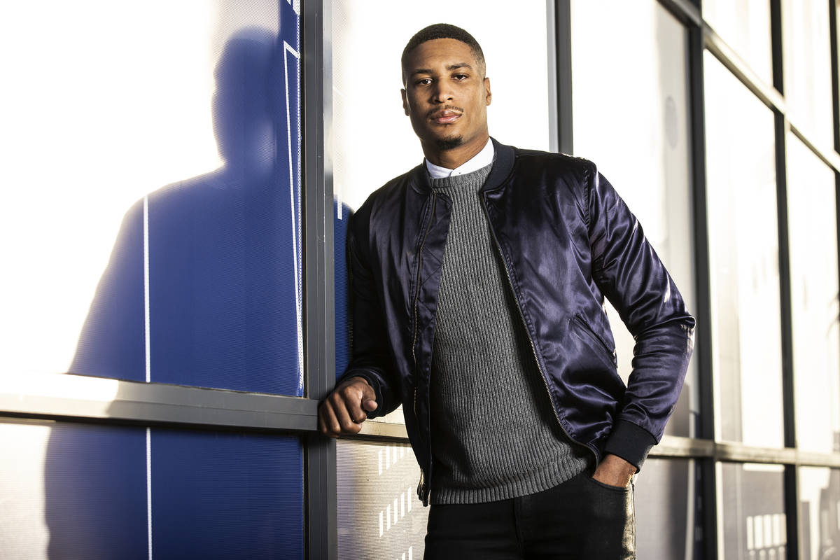 Las Vegan Anthony Fields, vice president of basketball operations for Vanguard Sports Group, is ...