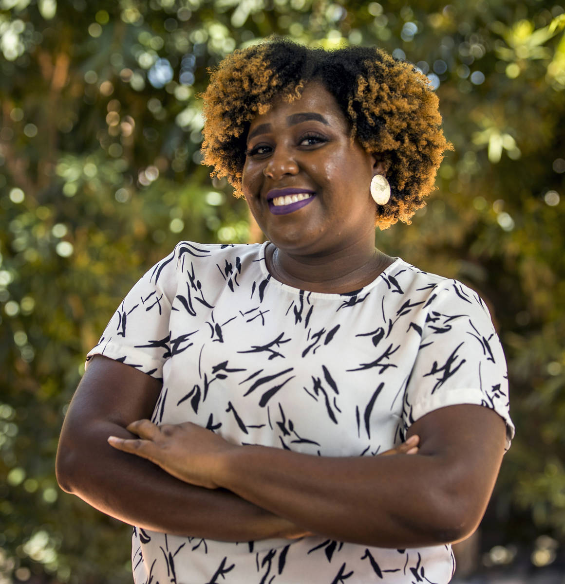 This July 7, 2020, file photo shows science fellow Earyn McGee in Las Vegas. (L.E. Baskow/Las V ...