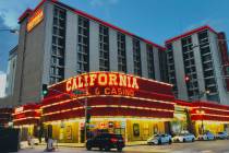 California hotel-casino operated by Boyd Gaming Corp. is seen on Saturday, March 14, 2020, in L ...
