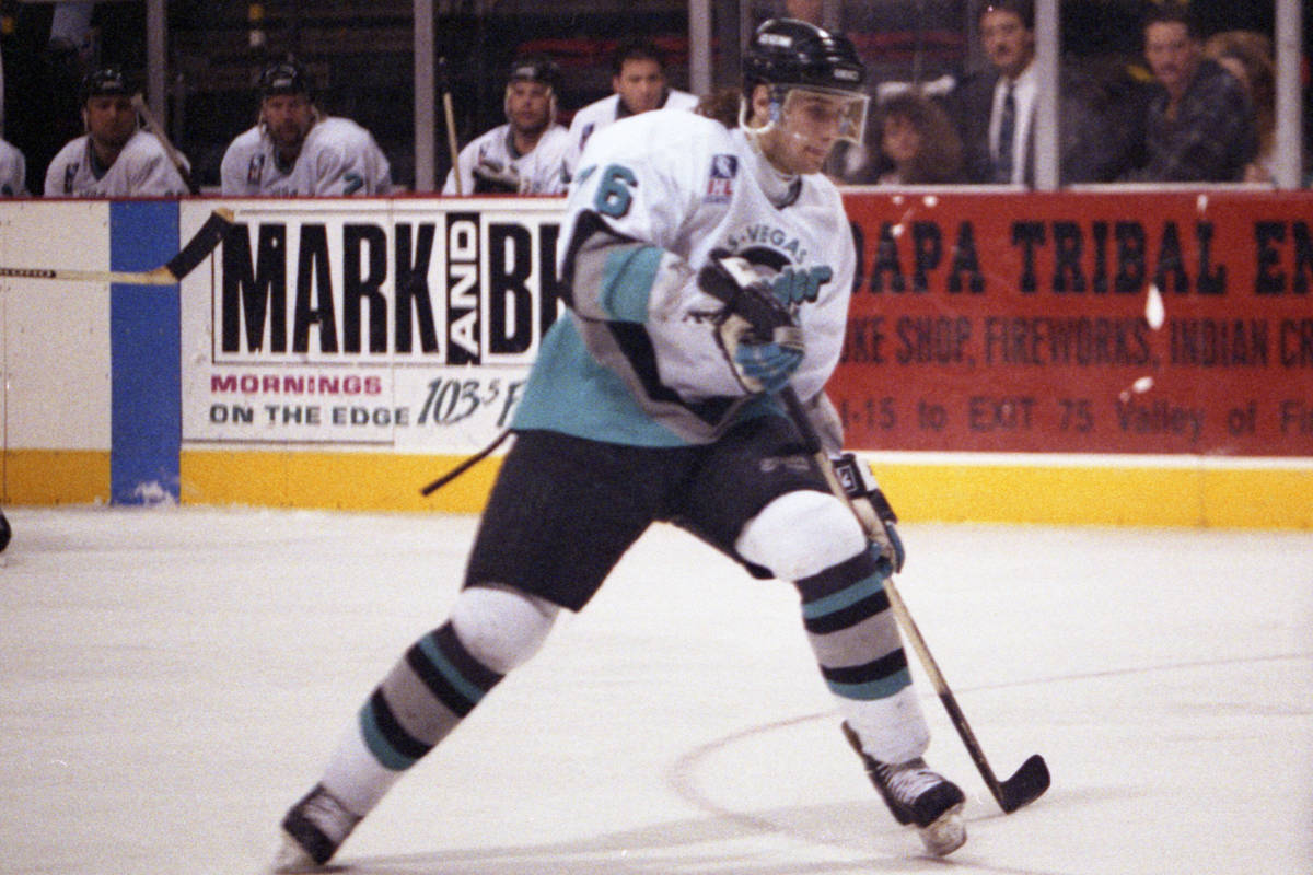 International Hockey League game between Phoenix and the Las Vegas Thunder.  Phoenix won 5-4 in …