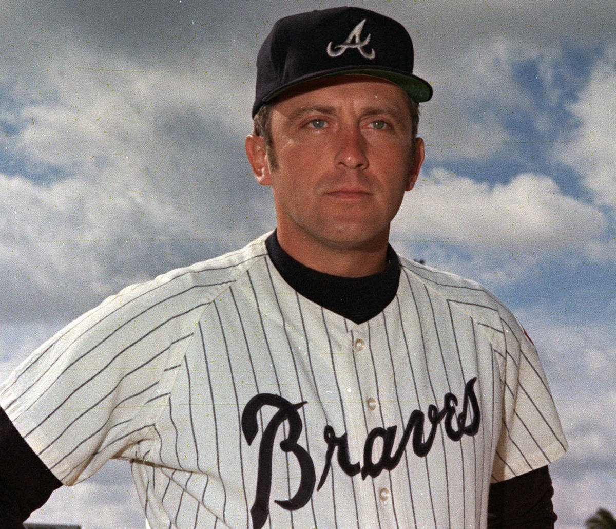 FILE - In this 1970 file photo, Atlanta Braves' Phil Niekro poses for a photo. Niekro, who pitc ...