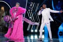 Nick Carter, left, and host Nick Cannon in the special two-hour "The Road To the Finals -The La ...