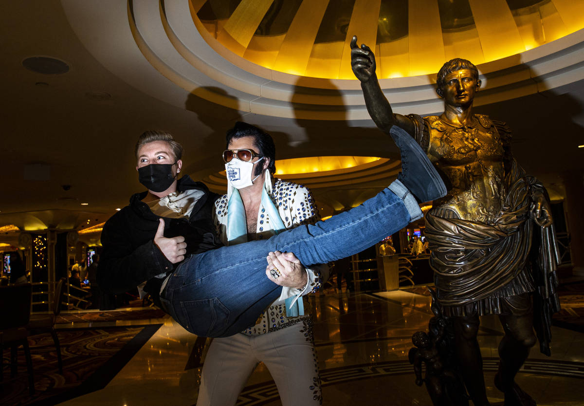 Las Vegas 00 Baby Cole Duffy Turns 21 With Elvis Flair Las Vegas Review Journal