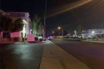 Las Vegas police are investigating a homicide Friday, Dec. 25, 2020, on the 5000 block of Jeffr ...