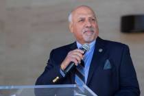 Stavros Anthony speaks during the official opening ceremony for the new Summerlin Area Command ...