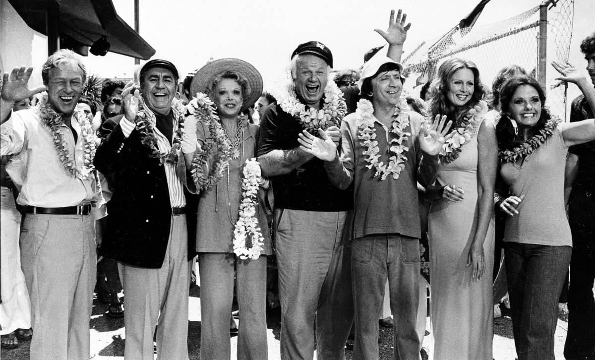 The cast of "Gilligan's Island," on Oct. 2, 1978, from left, Russell Johnson, as the professor; ...