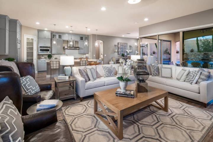 Varenna by Woodside Homes in Lake Las Vegas offers two single-story floor plans up to 1,904 squ ...