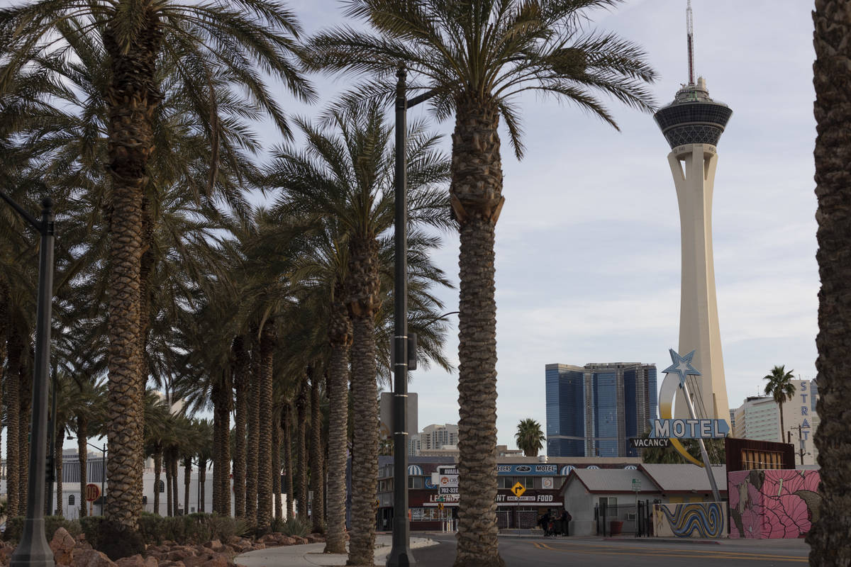 The Las Vegas high temperature is expected to be about 56 on Friday, Jan. 1, 2021, according to ...