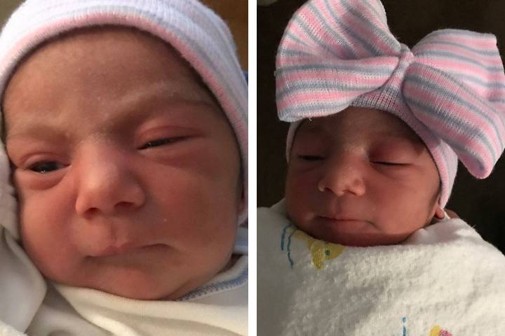 Avaya Rose Villela was the first baby born at MountainView Hospital in Las Vegas in 2021. (Moun ...