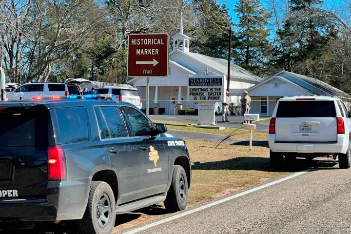 The Smith County Sheriff's Office investigates a fatal shooting incident at the Starville Metho ...