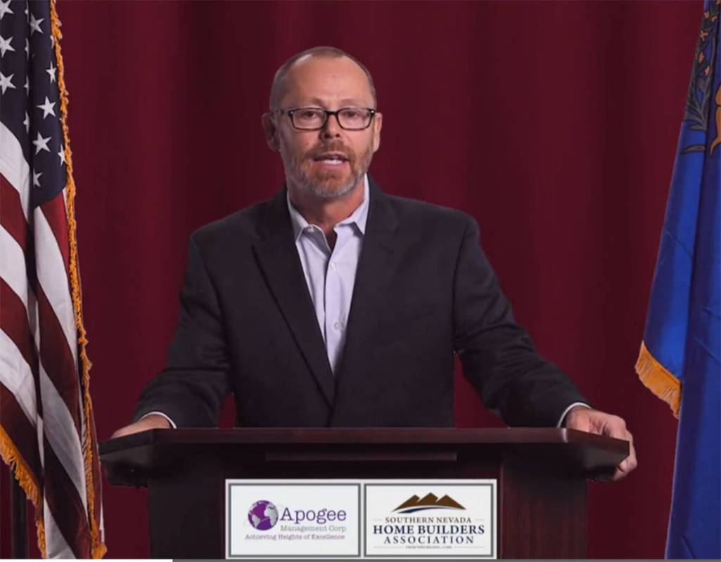 Rick Barron of Signature Homes was appointed as the 2021 Southern Nevada Home Builders Associat ...