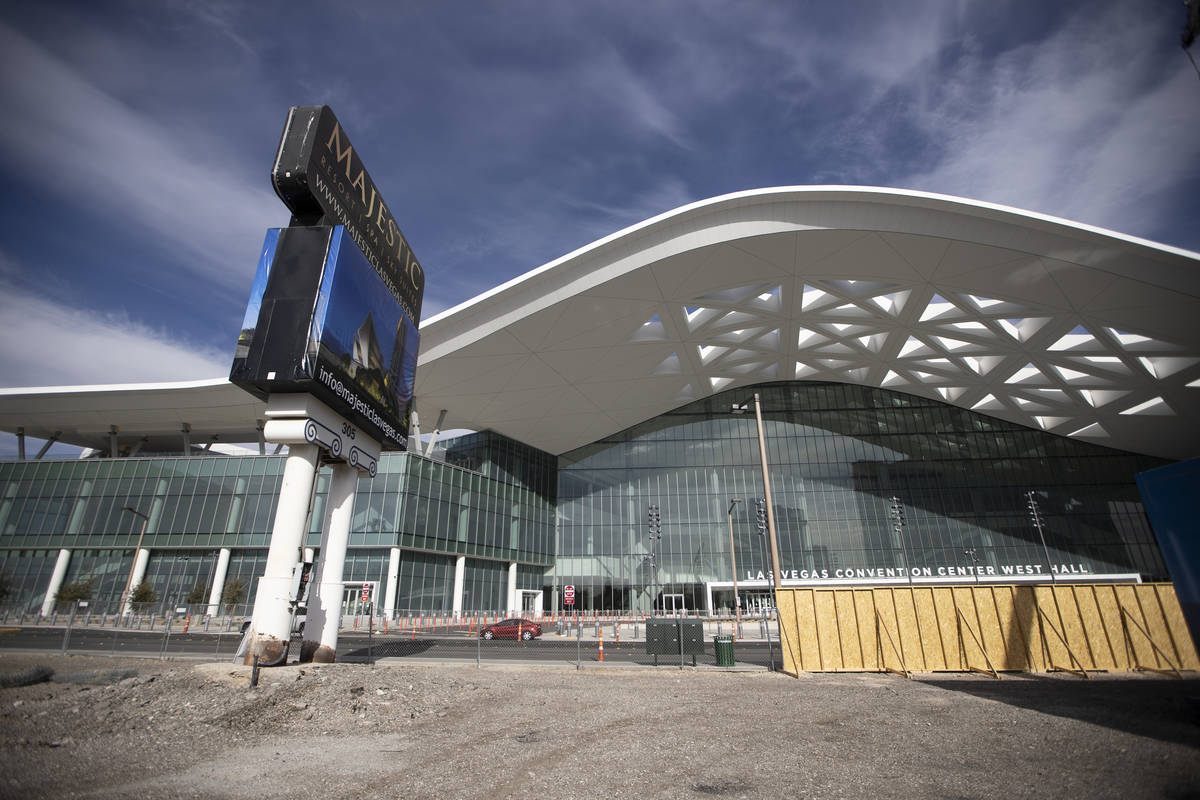 The Majestic Las Vegas resort project site, 305 Convention Center Drive, in Las Vegas, on Wedne ...