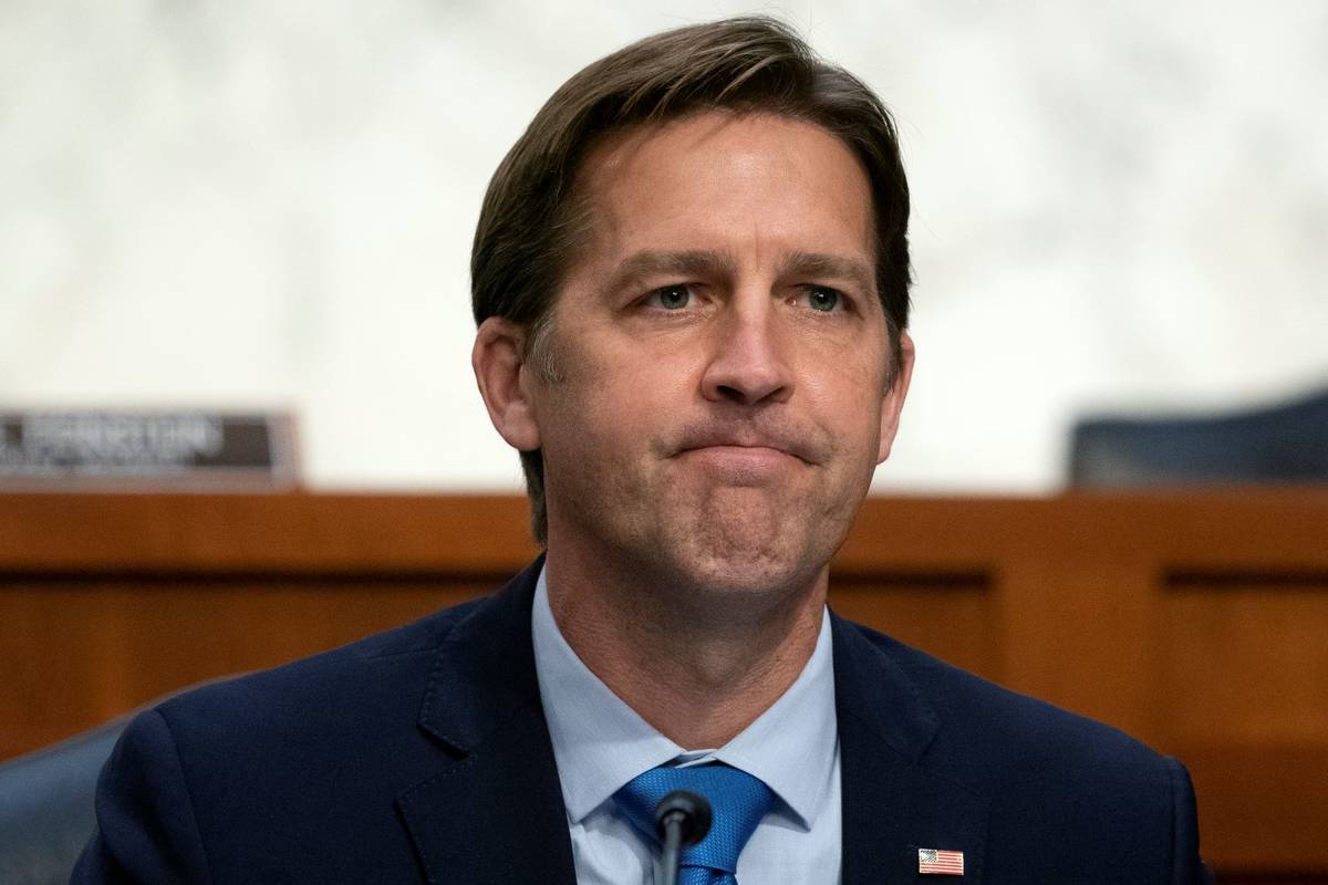 Sen. Ben Sasse, R-Neb., questions Supreme Court nominee Amy Coney Barrett during the third day ...