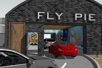 Fly Pie customers will see original animated shorts while in the tunnel. (Fly Pie)