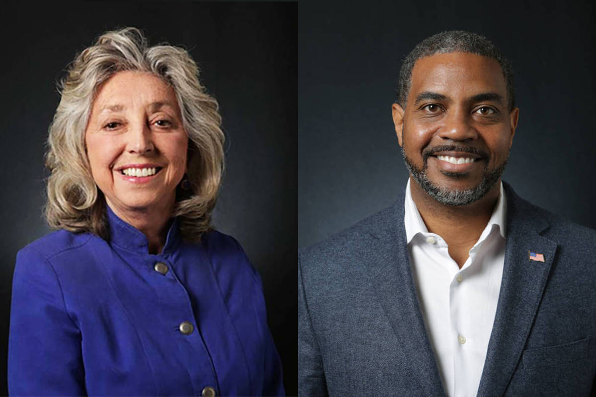 Dina Titus, left, and Steven Horsford, right (Las Vegas Review-Journal)