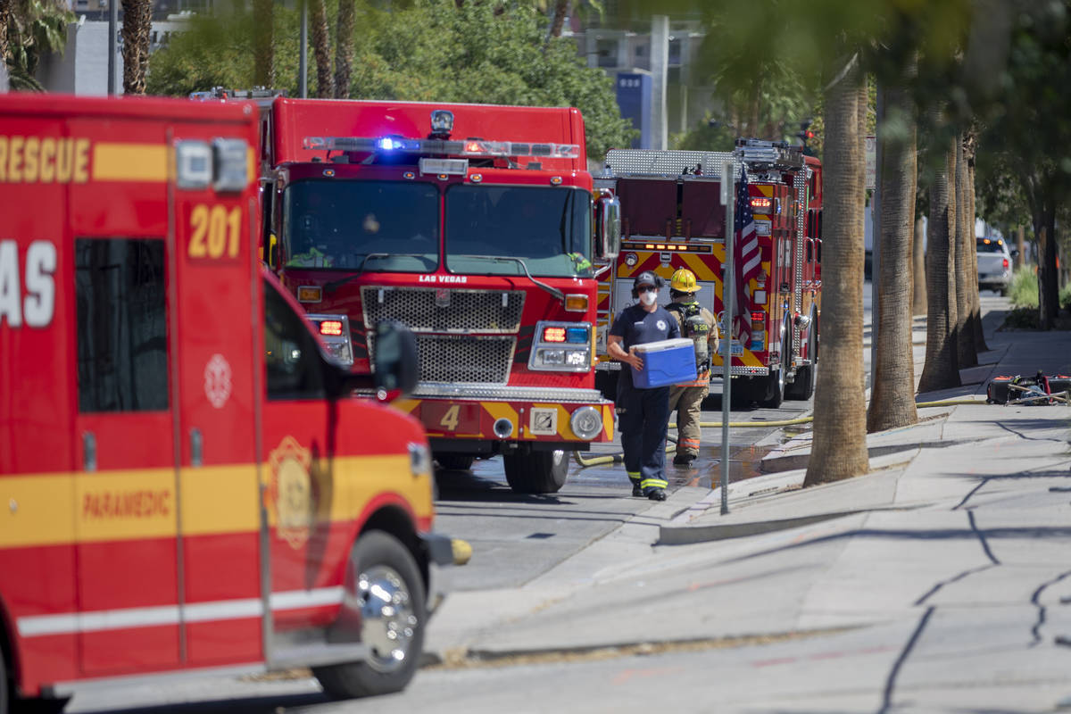 Las Vegas Fire Department (Elizabeth Brumley/Las Vegas Review-Journal)