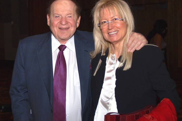 Las Vegas Sands Corp. Chairman and CEO Sheldon Adelson and his wife, Dr. Miriam Adelson. Sheldo ...