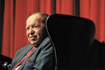 Las Vegas Sands Corporation Chairman Sheldon Adelson. (Las Vegas Review-Journal file)