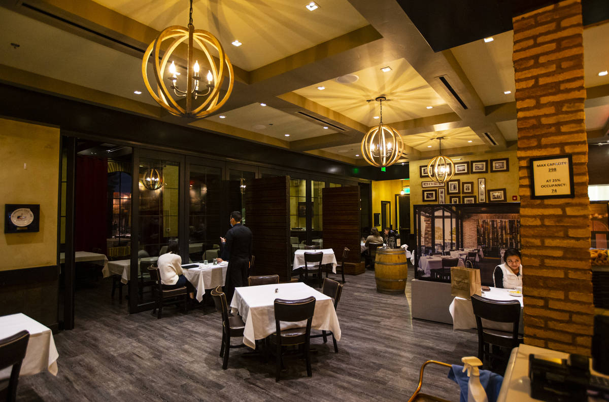 Dining at Nora's Italian Cuisine in Las Vegas and at other restaurants throughout the valley ha ...