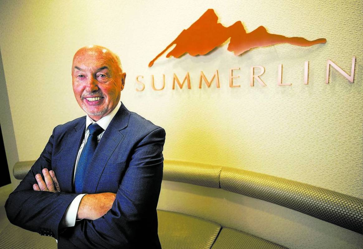 Kevin Orrock, president of the Las Vegas division of The Howard Hughes Corp., the developer of ...