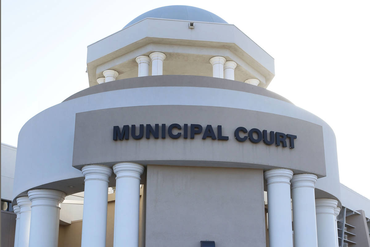 This March 7, 2015, file photo shows the Municipal Court in North Las Vegas. (Bizuayehu Tesfaye ...