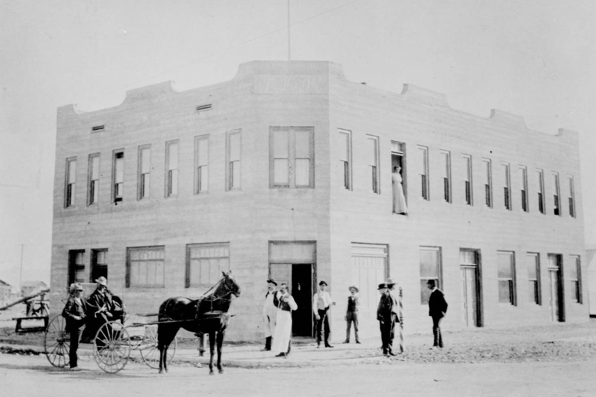 Golden Gate (then Hotel Nevada) in 1906. (Golden Gate Hotel & Casino)