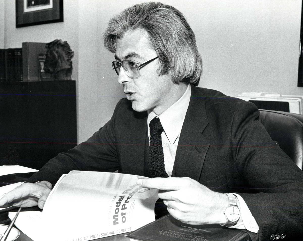 Bill Terry, in 1985 (Las Vegas Review-Journal)