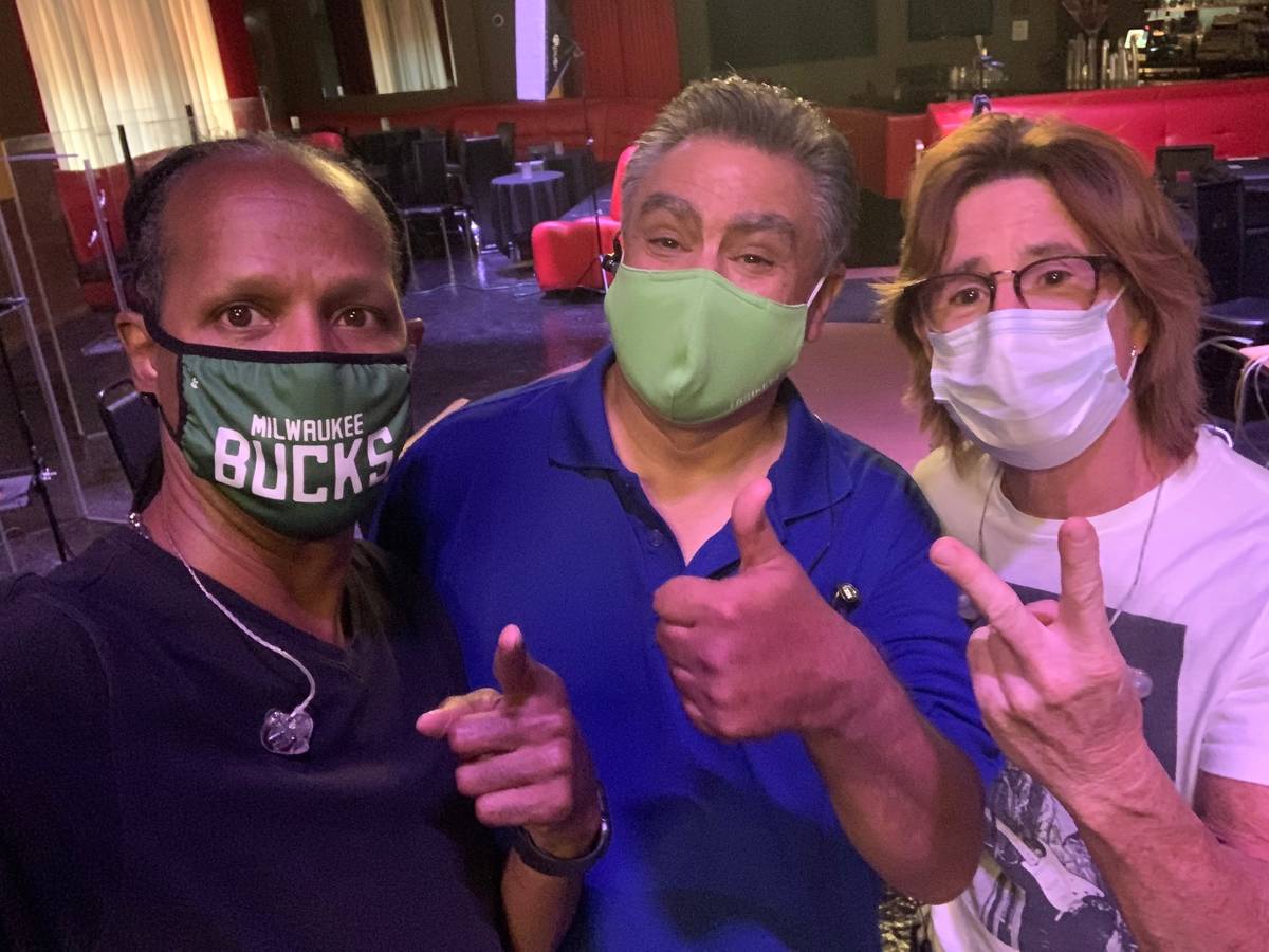 Tyriq Johnson, Lenny Lopez and Tony Davich, from left, of Santa Fe & The Fat City Horns. (Jerry ...